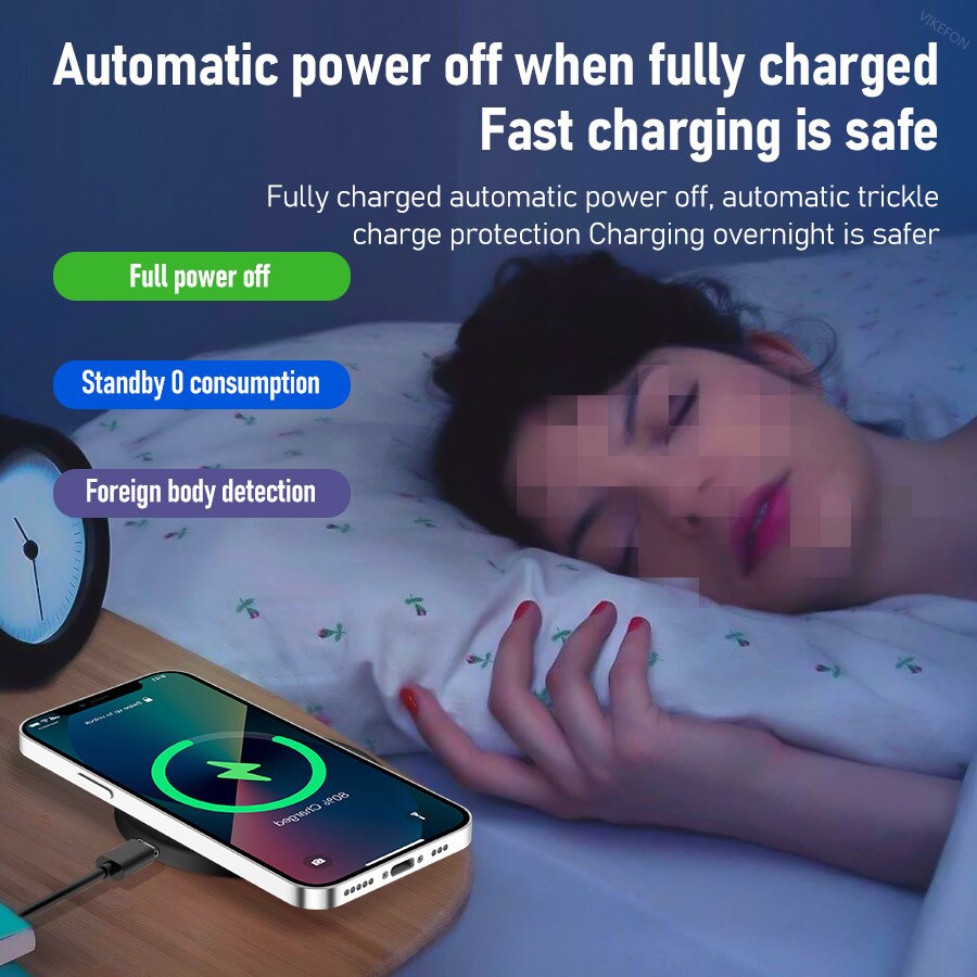 Premium 30W Magnetic Wireless Charger for Magsafe, Smartphones, Apple iPhone, Samsung, iOS & Android | USB-A, PD – Fast Wireless Charger and Stand