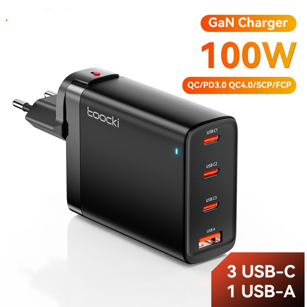 High-Quality 67W GAN USB C Charger Fast Charger 65W QC 4.0 PD 3.0 45W USB C Type C Fast Charger for Smartphones, Apple iPhone, Samsung, iOS & Android MacBook