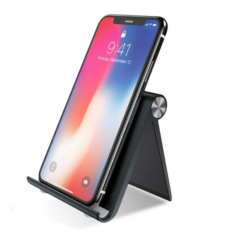 Hochwertiges Handyhalterung für Schreibtisch Ständer,Smartphone & Tablet für Apple iPhone 15,14,13 Tragbarer Mobilhalter 