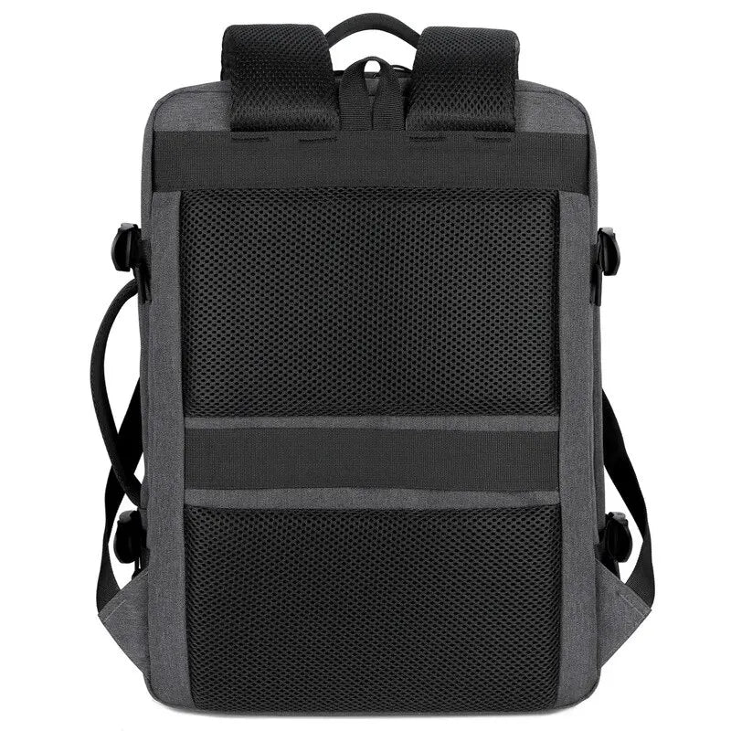 Hochwertiges Klassischer Herren Business-Rucksack: Erweiterbare USB Tasche, Große Kapazität, Wasserdicht & Stylisch - Phone Heaven Zone