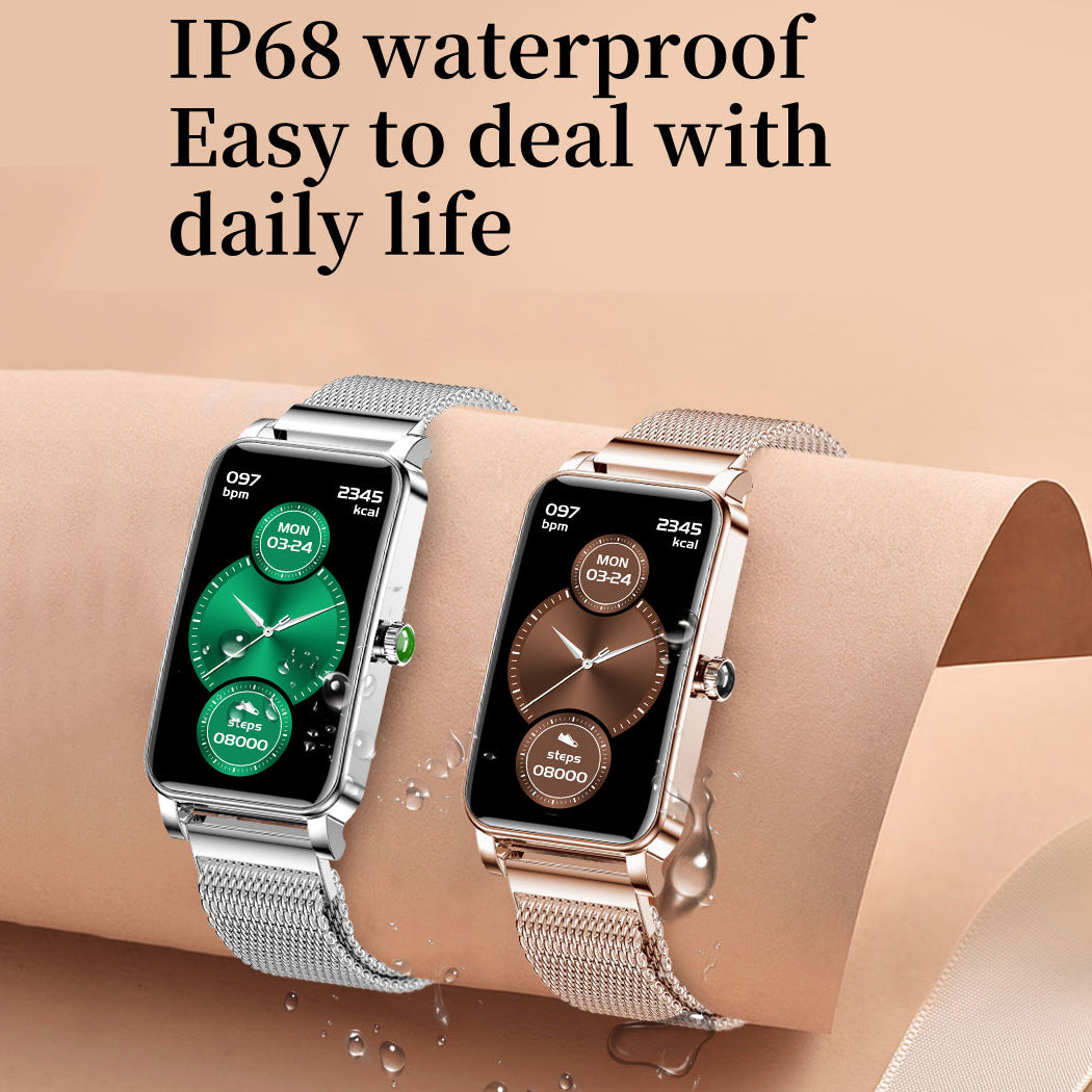 Premium Luxury Smartwatch for Women with Full Touchscreen, Bluetooth Call, IP67 Waterproof, Sports Fitness Tracker | Limited Edition