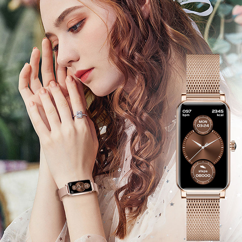 Premium Luxury Smartwatch for Women with Full Touchscreen, Bluetooth Call, IP67 Waterproof, Sports Fitness Tracker | Limited Edition