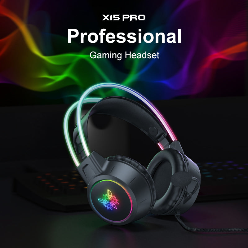 Premium Onikuma 2024 New Headset: Full RGB PC Gaming Headphones with RGB Lights for Gaming Colleagues | Limited Edition