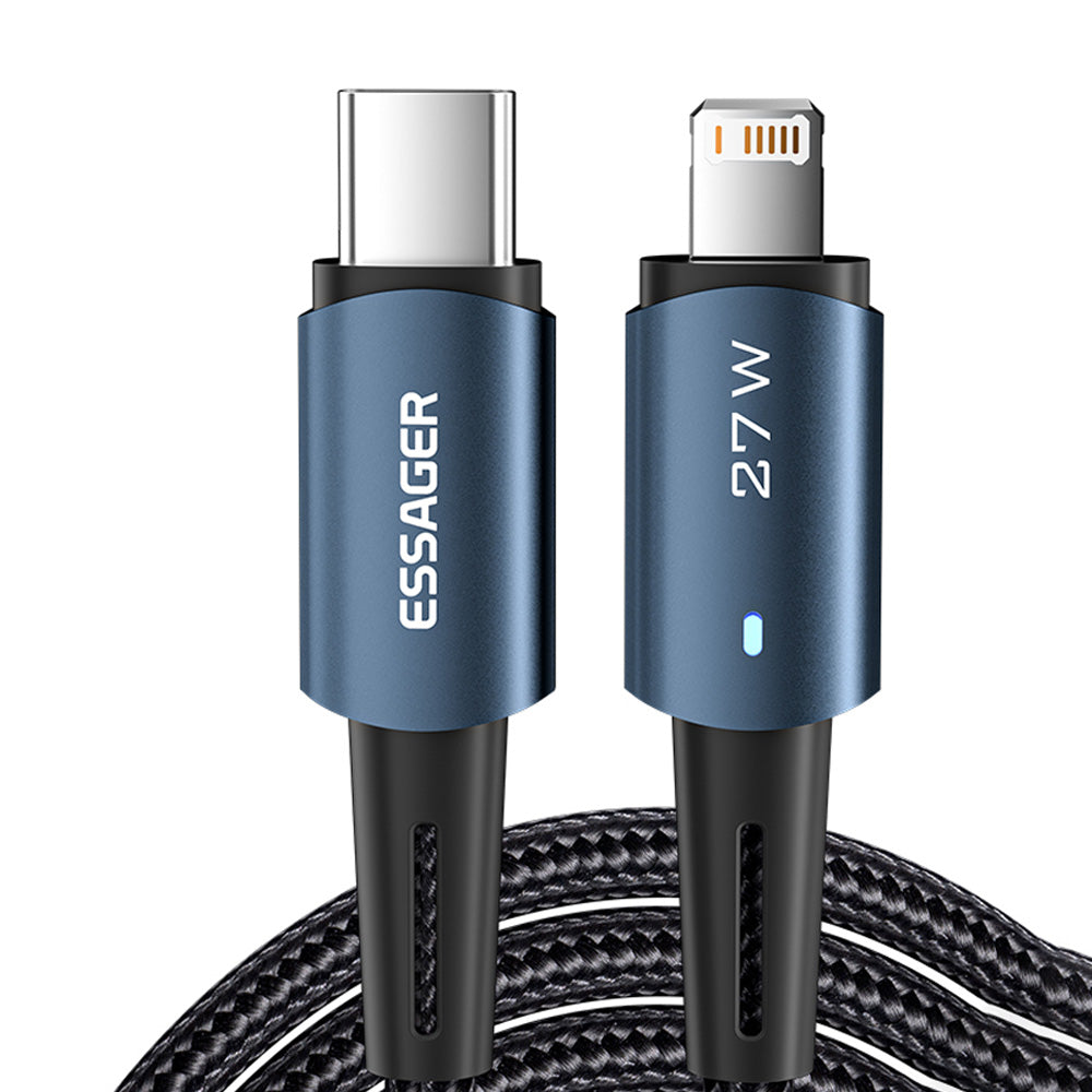 Essager USB-C Kabel für Apple iPhone 15 14 13 12 11 Pro Max XS - Gute Qualität 20W Schnellladekabel,Typ C zu Lightning