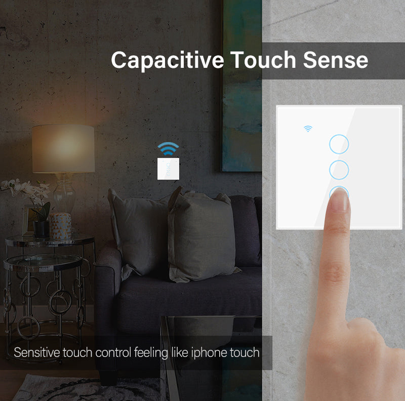 Premium WiFi Lichtschalter Touch Sensor Smart Switch App Fernbedienung