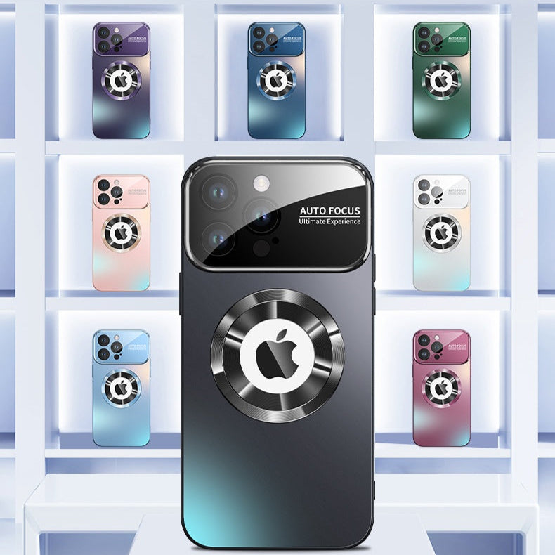 Luxus Matte Magnetische iPhone-Hülle mit Glaslinsen-Kameraschutz | Stoßfeste Tasche & MagSafe Case | Panzer-Schutzhülle für Apple iPhone 17/17 Air, 16/16e, 15, 14, 13 Pro Max Plus  | Handyhülle in limitierter Auflage