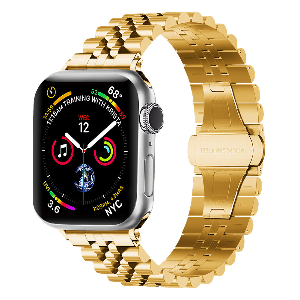 Metallband für Apple Watch 49mm, 45mm, 44mm, 42mm, 41mm, 40mm | Premium Edelstahl Armband für iWatch Ultra/9/8/7/6/5/4/3/SE