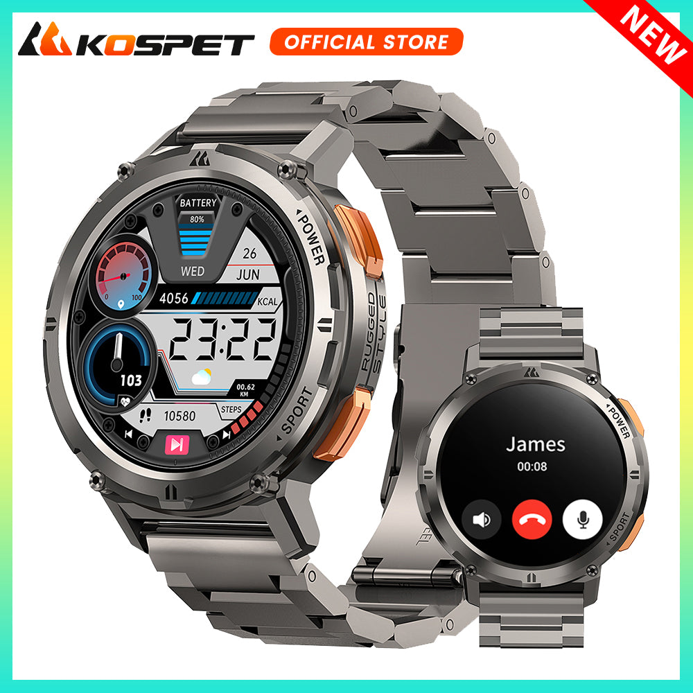 Premium Luxury 1.39" Bluetooth Call Smartwatch Men Sport Fitness Watches | IP68 Waterproof Smartwatch for Xiaomi Android iOS K52 - Keywords: Smartwatch, Sport, Fitness, Waterproof