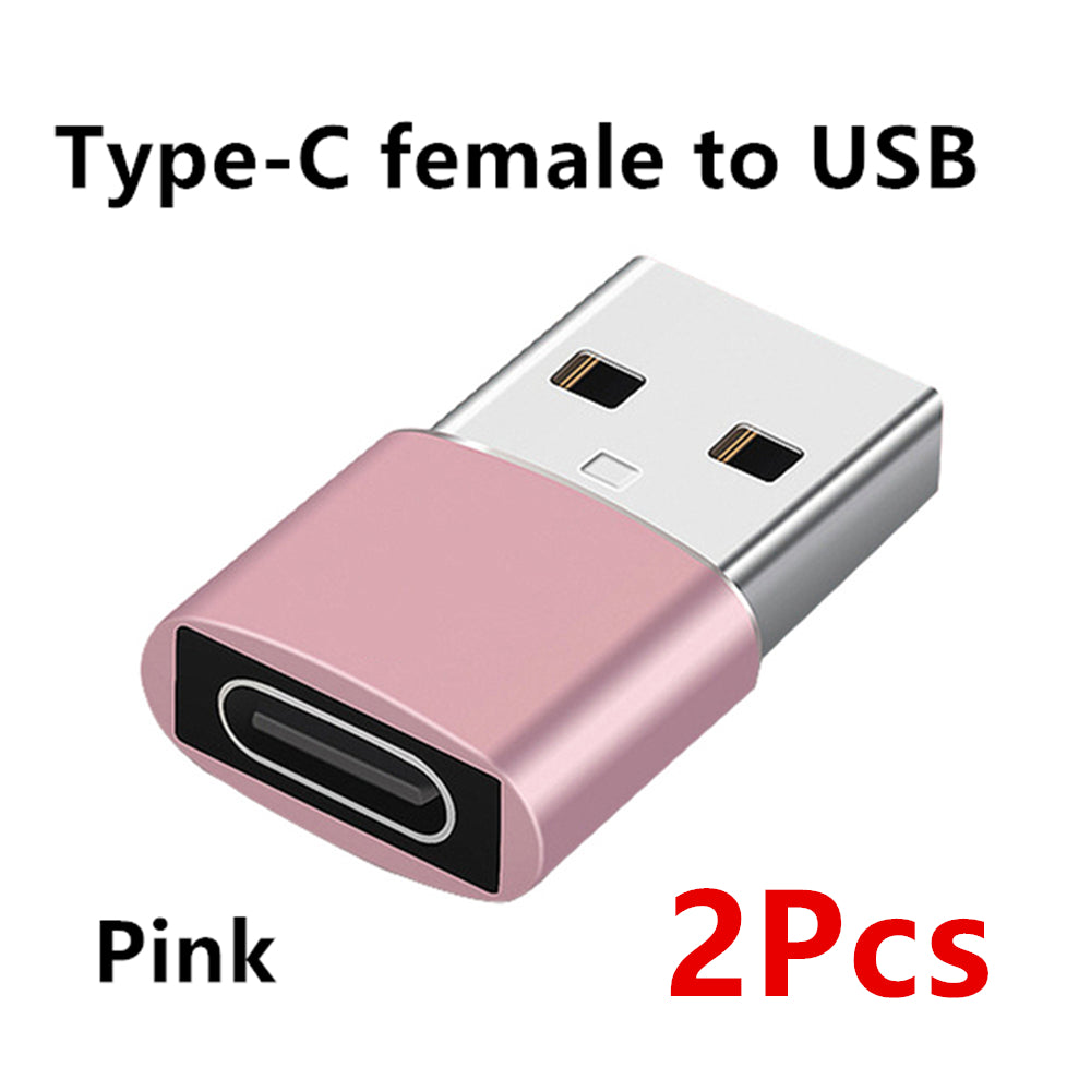 Premium 3D USB OTG Adapter | Type C for Smartphone, Laptop, Tablet, PC, Apple iPhone, iPad, MacBook, iOS, Android, Samsung AirPods, Type C Cable – Data and Charging Converter