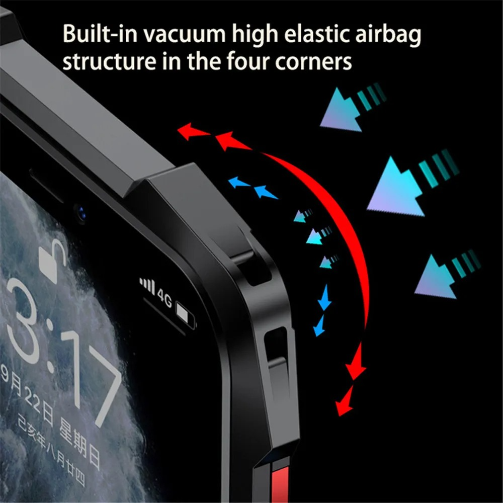 Luxury Military Armor iPhone Case – Anti-Drop, Shockproof Protection, Rugged Design for iPhone Models, Durable & Secure Cover