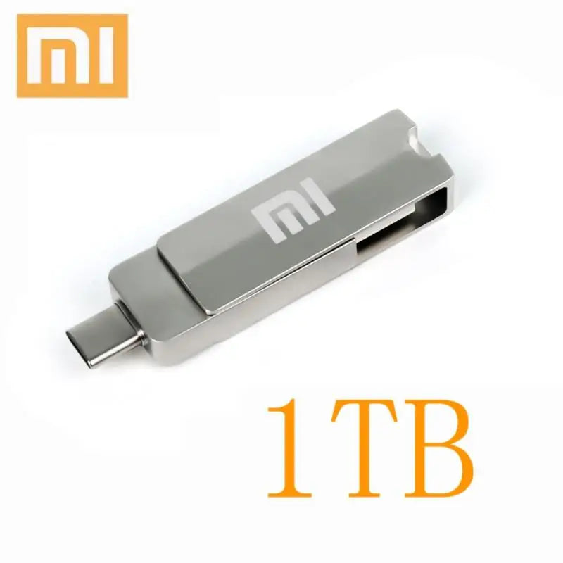 Premium Xiaomi U-Disk 2TB 1TB USB 3.1 Type-C Interface 256GB 128GB 512GB Mobile Computer Data Transfer Portable USB Storage