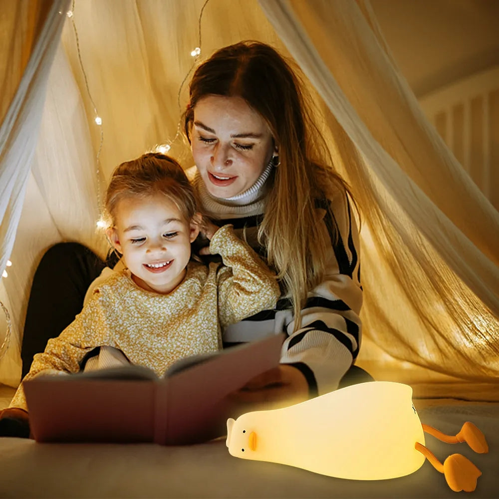 Premium Enten-Nachtlichter: Wiederaufladbare USB-Lampe für Kinderzimmer