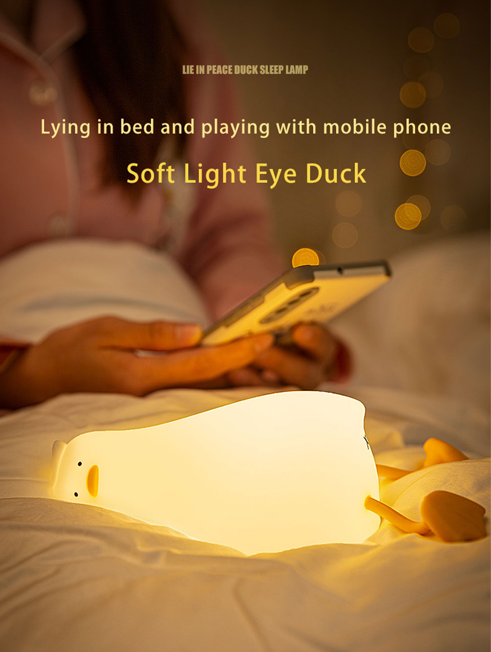 Premium Enten-Nachtlichter: Wiederaufladbare USB-Lampe für Kinderzimmer