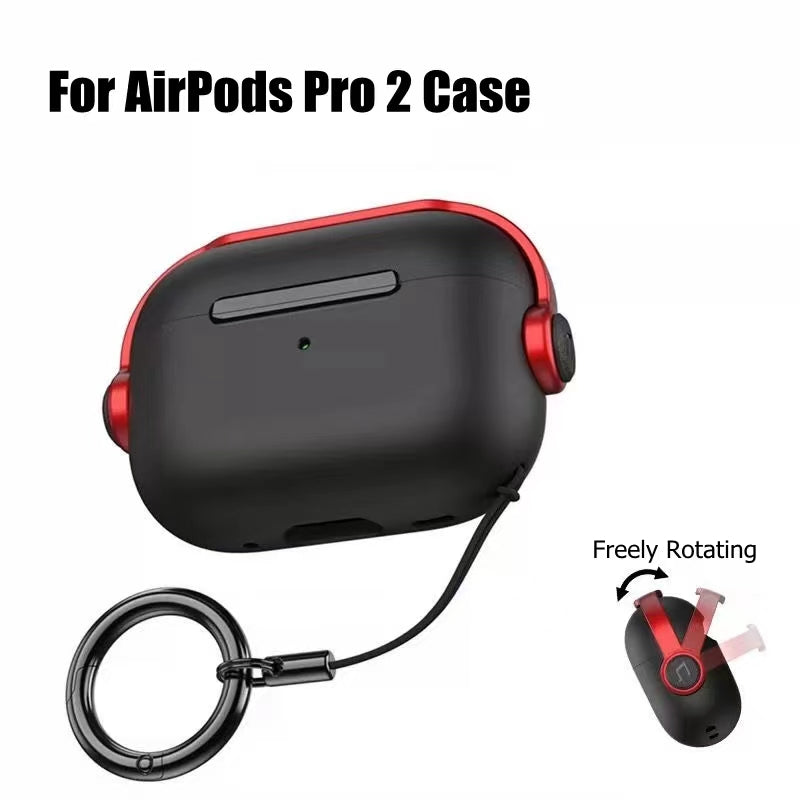 Premium Case for AirPods Pro 4/3/2/1 and Pro Series 2024/2022/2021/2019/2016with Lanyard Closure Cover - Creative Headphone Holder & Cover for Apple AirPods