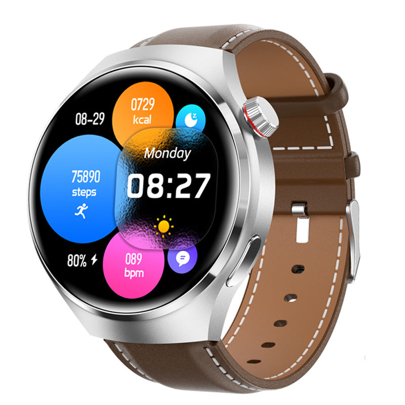 Neu für Hochwertiges GT4 Pro Smartwatch Männer: IP68 NFC GPS Tracker, AMOLED 360*360 HD Bildschirm, Herzfrequenz,