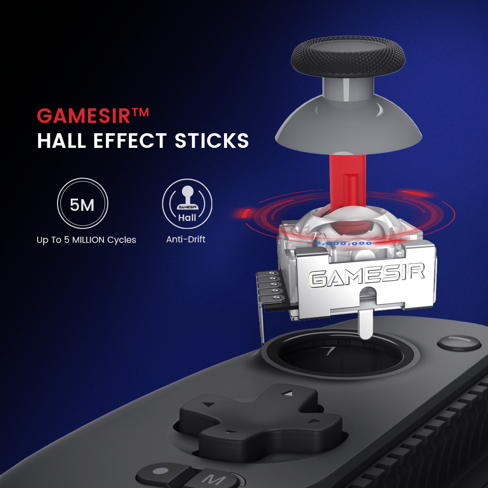 High-Quality G8 Galileo Type C Gamepad: Mobile Controller with Hall-Effect Stick for Smartphone, Laptop, Tablet, PC, Apple iPhone, iPad, MacBook, iOS, Android, Samsung, PS Remote Play, Cloud Gaming | Limited Edition