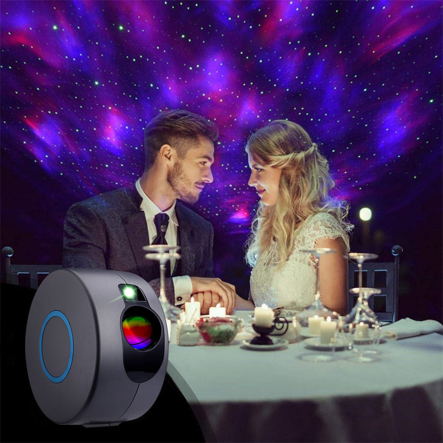 Premium Star Projector Light: Colorful Nebula Cloud Night Light, Dynamic Galaxy Star Night Light for Smartphone, Laptop, Tablet, PC, Apple iPhone, iPad, MacBook, iOS, Android, Samsung Bedroom, Playroom, Party | Limited Edition 