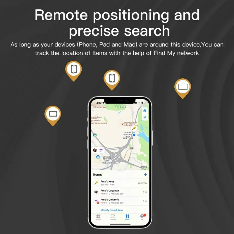 Premium Bluetooth-GPS-Tracker als Alternative zu Apple AirTag  Verlorenes mit unserer App finden  Ferngesteuerter