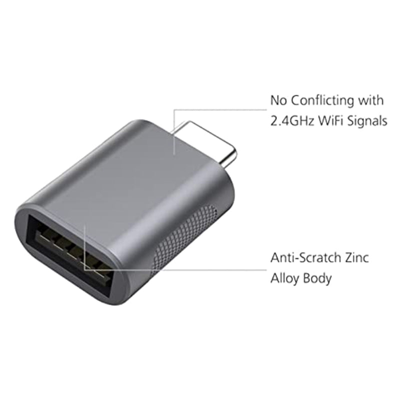 Prämie USB-C zu USB 3.0 Adapter, USB Typ-C Buchse USB Stecker für MacBook Pro, MacBook Air 2020, iPad Pro 2020 und Typ-C