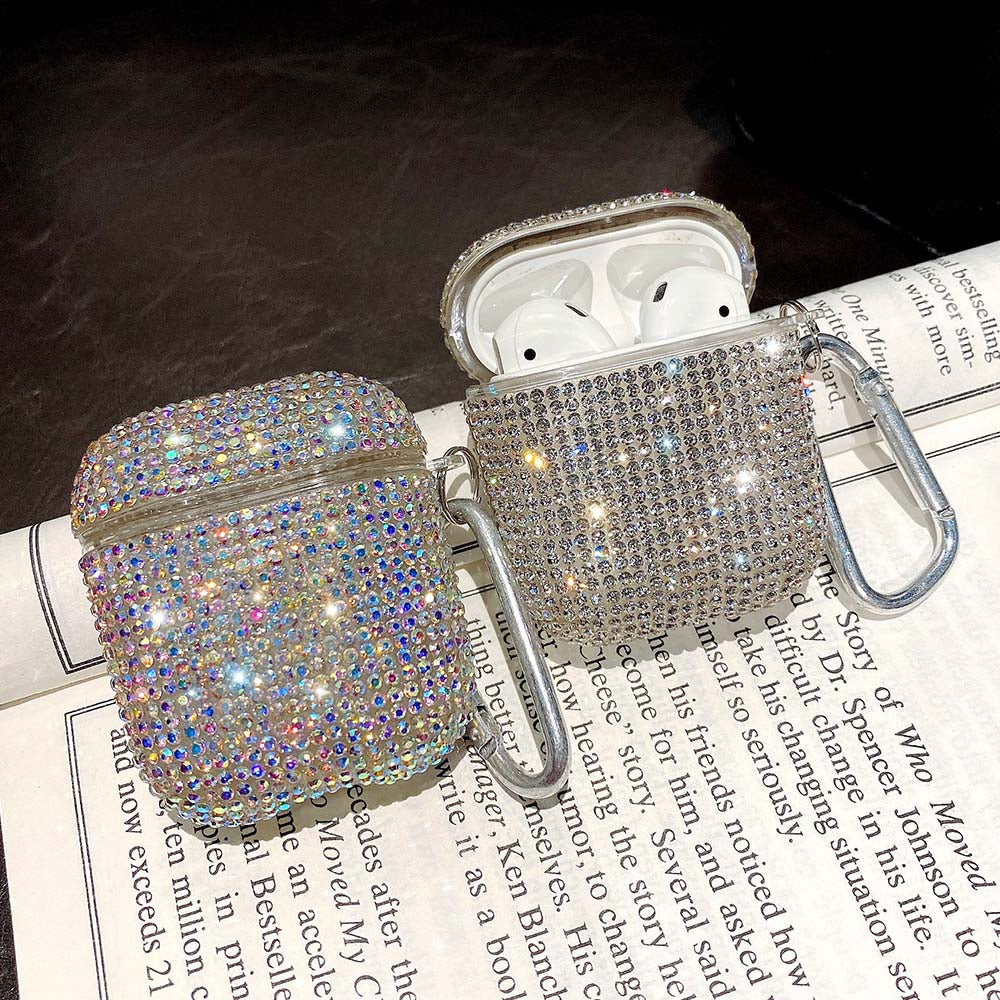 Luxus 3D-Bling-Diamant-Apple AirPods Case für AirPods Pro 2/3/2/1 | Kabellose Bluetooth-Kopfhörer-Zubehör für Apple