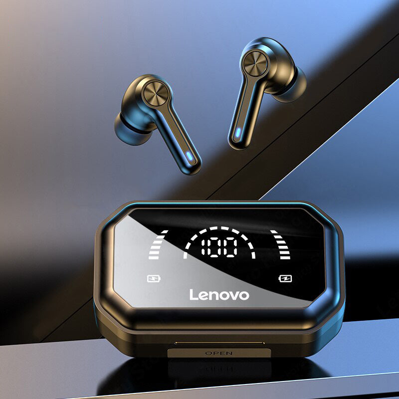 Premium Lenovo LP3 Pro Headphones TWS Bluetooth 5.0 Wireless HiFi Music Headset with Display & 1200mAh Battery for Gaming Earbuds | Limited Edition