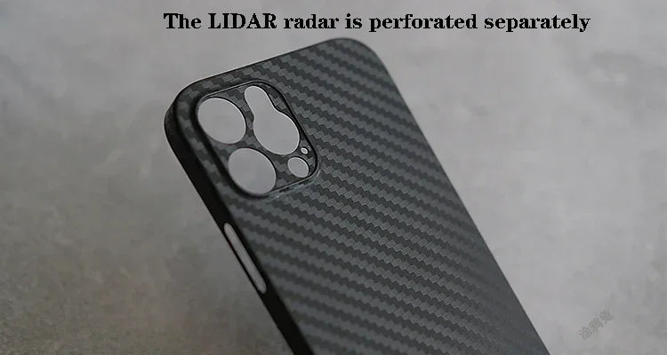 Carbon Fiber Texture High-Quality Soft TPU Material | Lightweight Waterproof Anti-Fingerprint and Anti-Scratch iPhone 16/15/14/13/12 Pro Max Plus Mini Case and Camera Protection