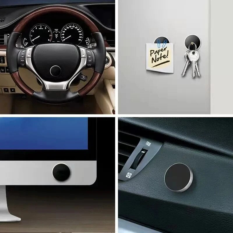 Professional Magnetic Universal Car Phone Holder, Premium Dashboard & Wall Magnet, Compatible with Smartphones, Apple iPhone, Samsung, iOS & Android Huawei & Android