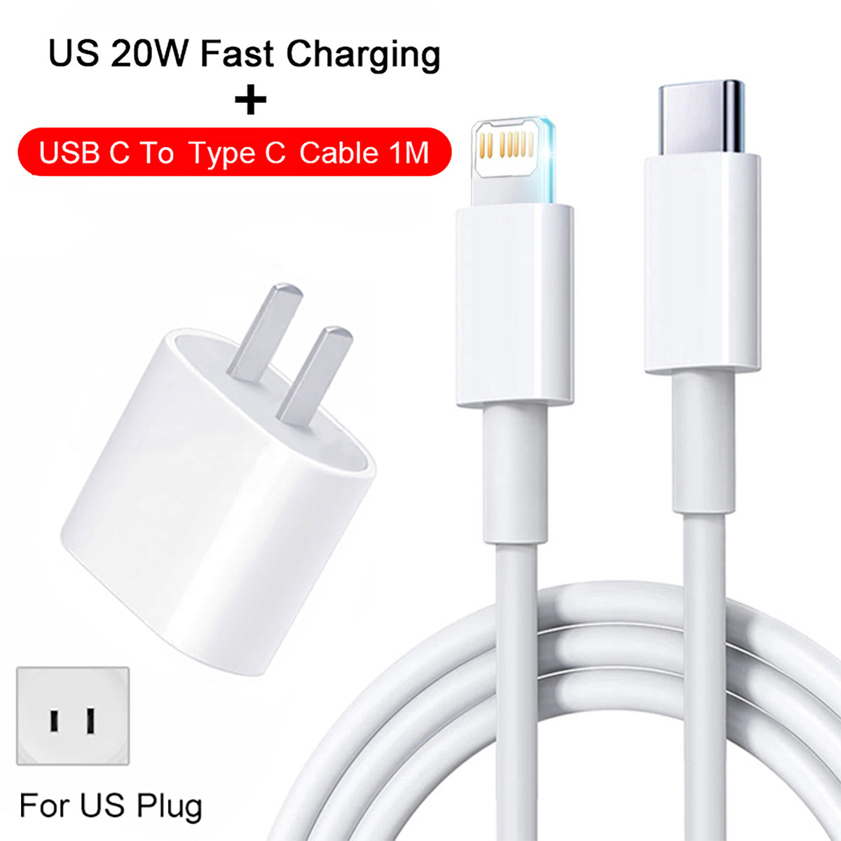 High-Quality USB Type C PD 20W Cable for Smartphones, Apple iPhone, Samsung, iOS & Android | Premium Fast USB C Cable for iPhone, Type C Charging Cable