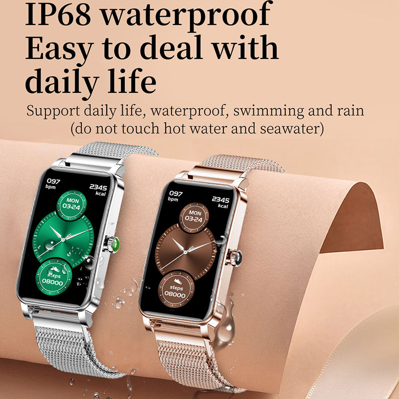 Premium Luxury Smartwatch for Women with Full Touchscreen, Bluetooth Call, IP67 Waterproof, Sports Fitness Tracker | Limited Edition