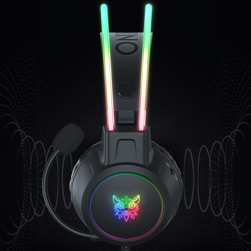 Premium Onikuma 2024 New Headset: Full RGB PC Gaming Headphones with RGB Lights for Gaming Colleagues | Limited Edition