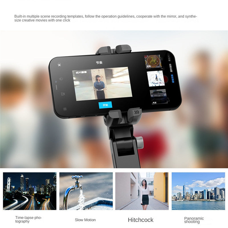 360° Rotating Gimbal Stabilizer, Selfie Stick & Tripod: High-Quality Accessory for Apple iPhone 16/15/14/13/12/11 Pro Max/Plus/Mini, Android, Samsung Smartphones, Apple iPhone, Samsung, iOS & Android | Live Photography