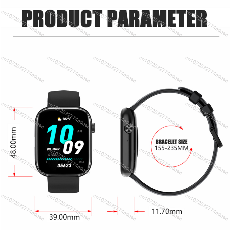 Premium High-Quality Voice Call Smartwatch for Men, Health Monitoring, IP68 Waterproof, Smart Notifications, Voice Assistant, Smartwatch for Women