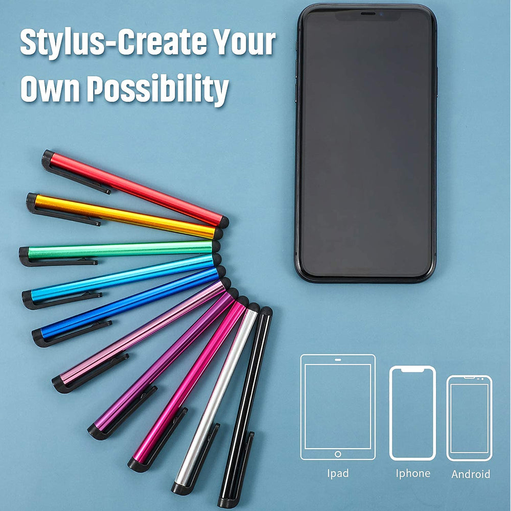 Premium Universal Drawing Stylus | Phones & Tablets: Sensitive Capacitive Screen Pen - Compatible with iPad/Pro/Air/Mini: 10/9/8/7/6/5/4/3 Series, iPhone, Samsung, Kindle, Phone