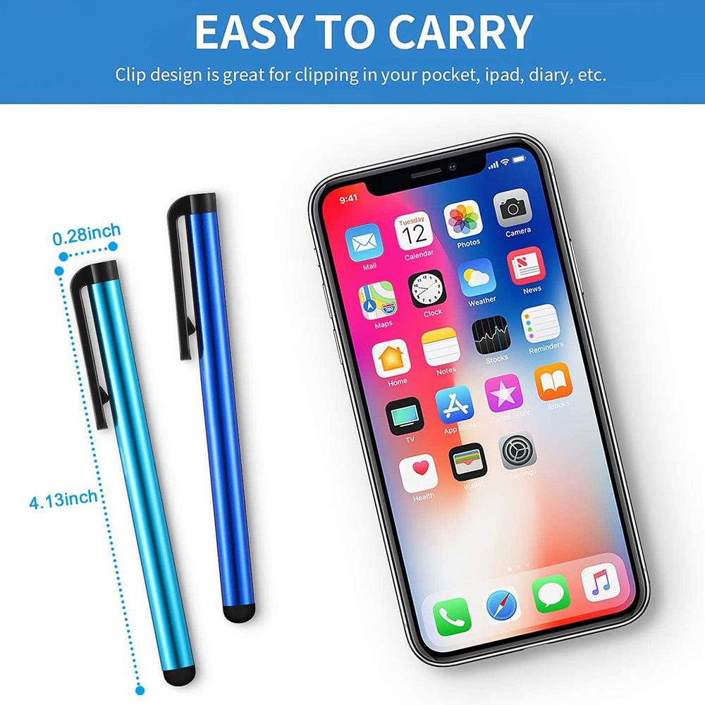 Premium Universal Drawing Stylus | Phones & Tablets: Sensitive Capacitive Screen Pen - Compatible with iPad/Pro/Air/Mini: 10/9/8/7/6/5/4/3 Series, iPhone, Samsung, Kindle, Phone