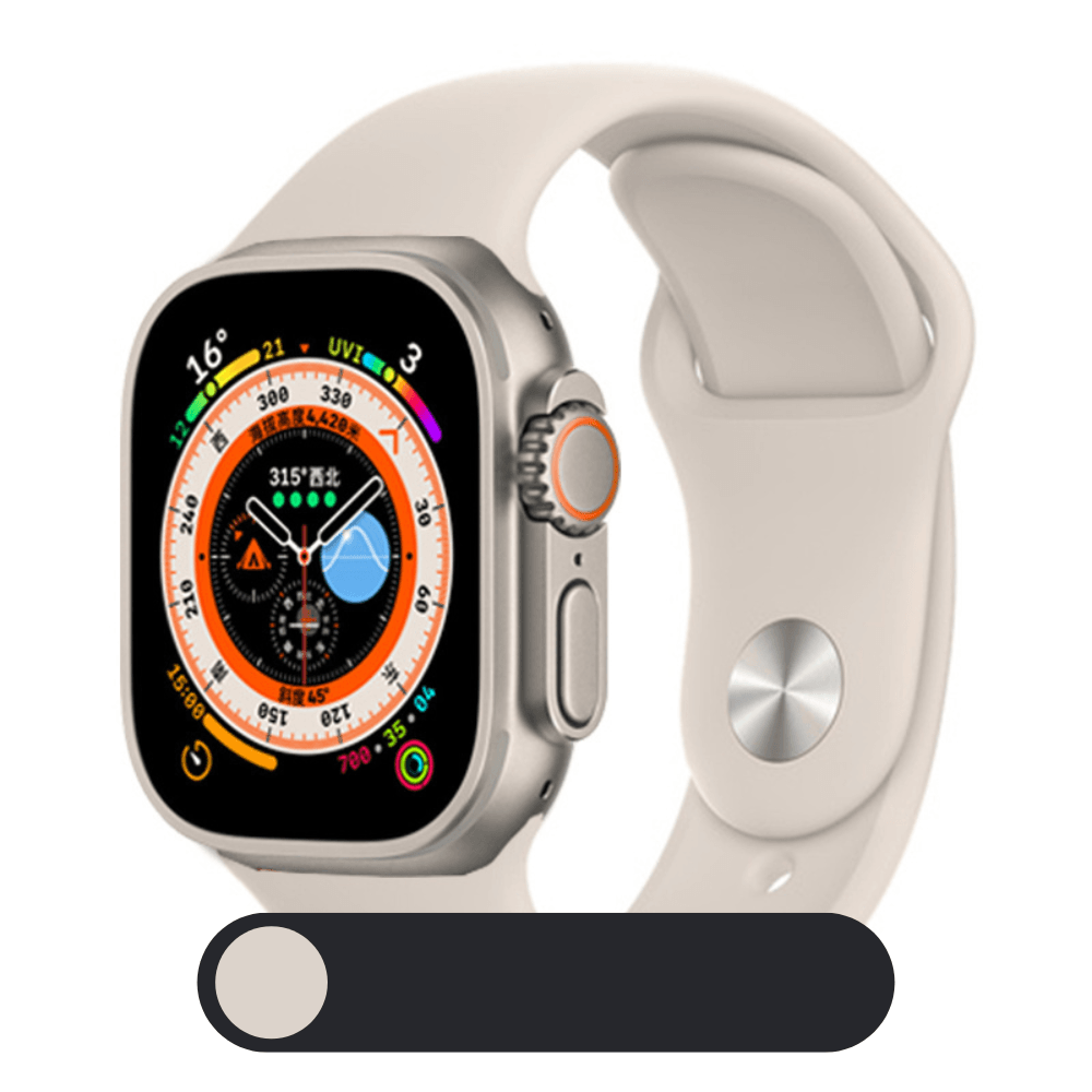 Hochwertiges Silikon-Loop-Band für die Apple Watch | Gummisport-Armband | Kompatibel mit der iWatch-Serie - Phone Heaven Zone