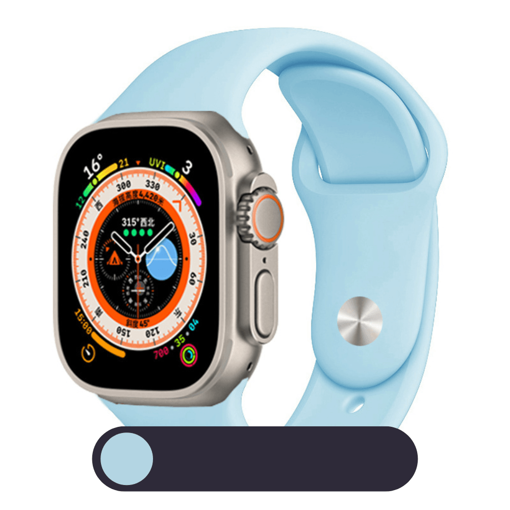 Hochwertiges Silikon-Loop-Band für die Apple Watch | Gummisport-Armband | Kompatibel mit der iWatch-Serie - Phone Heaven Zone