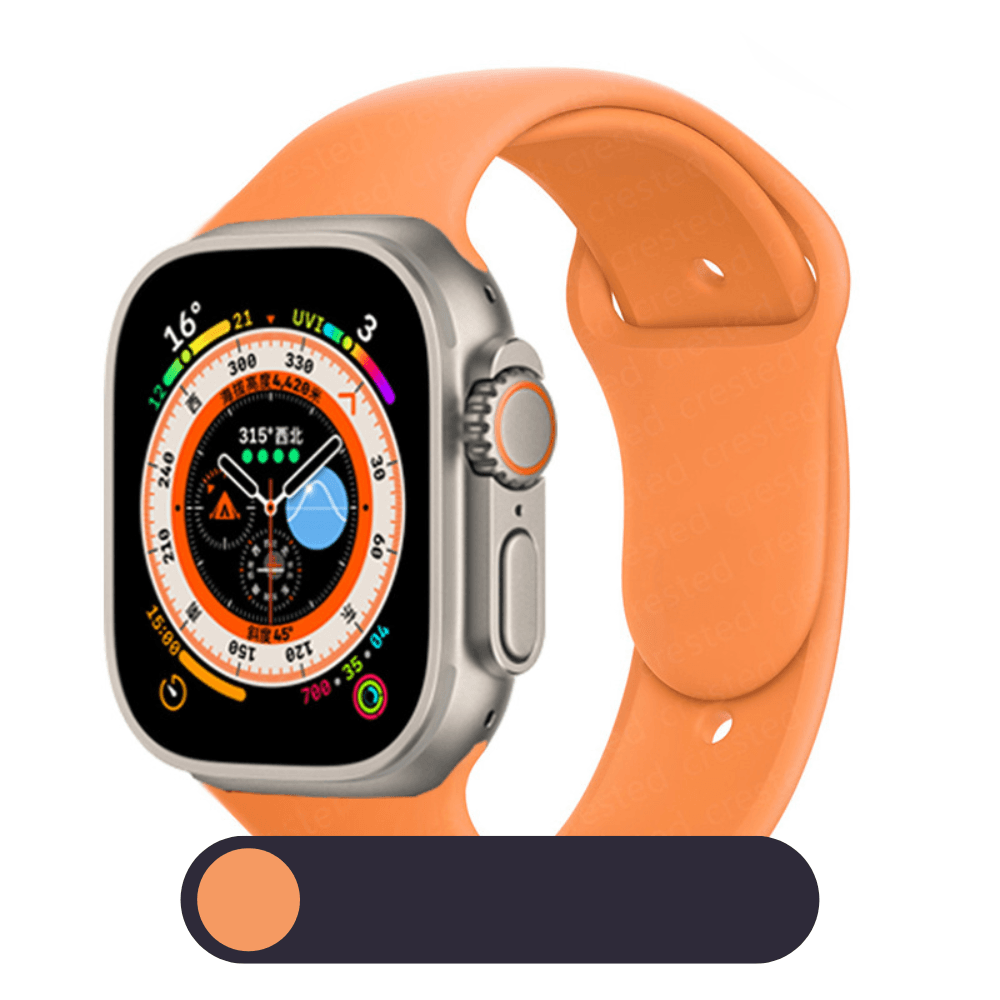 Hochwertiges Silikon-Loop-Band für die Apple Watch | Gummisport-Armband | Kompatibel mit der iWatch-Serie - Phone Heaven Zone