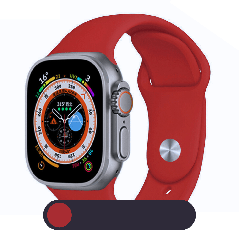 Hochwertiges Silikon-Loop-Band für die Apple Watch | Gummisport-Armband | Kompatibel mit der iWatch-Serie - Phone Heaven Zone